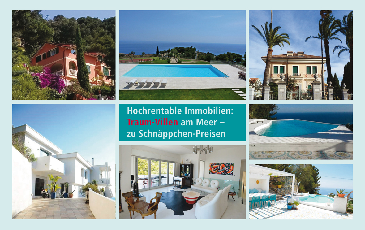 Hochrentable Kapitalanlage und Freizeit-Genuss mit einer der herrlichen Villen am Meer