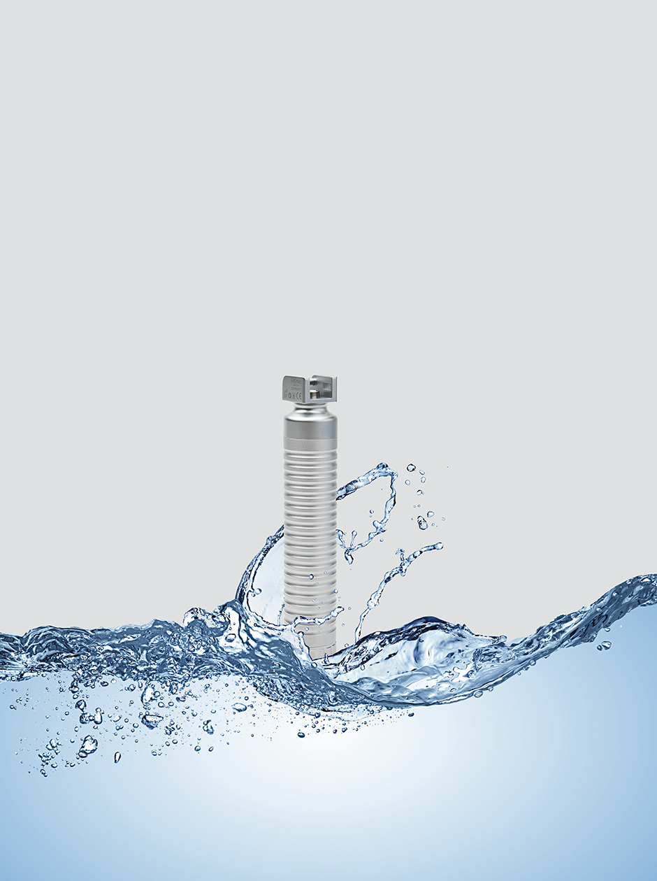 HEINE EasyClean LED Laryngoskop Griff im neuen Wave-Design