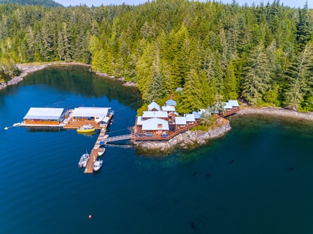 Die Farewell Harbour Lodge auf Berry Island Die Farewell Harbour Lodge auf Berry Island