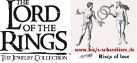 Symbolschmuck Herr der Ringe und Rings of love Symbolschmuck Herr der Ringe und Rings of love