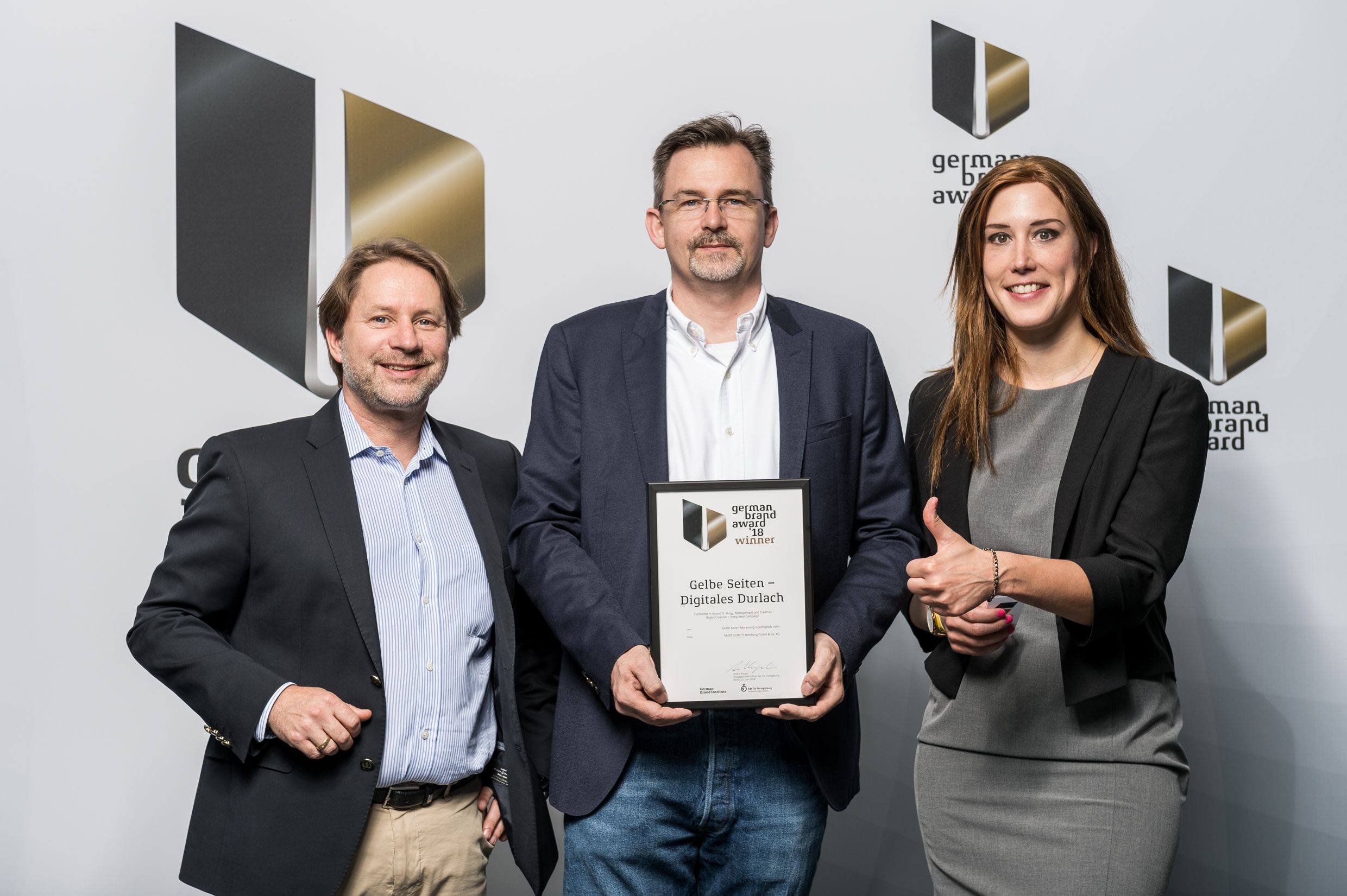 Reinhard Crasemann, Saint Elmos; Sven Dey, Gelbe Seiten Marketing; Ilka Beyer, Saint Elmos