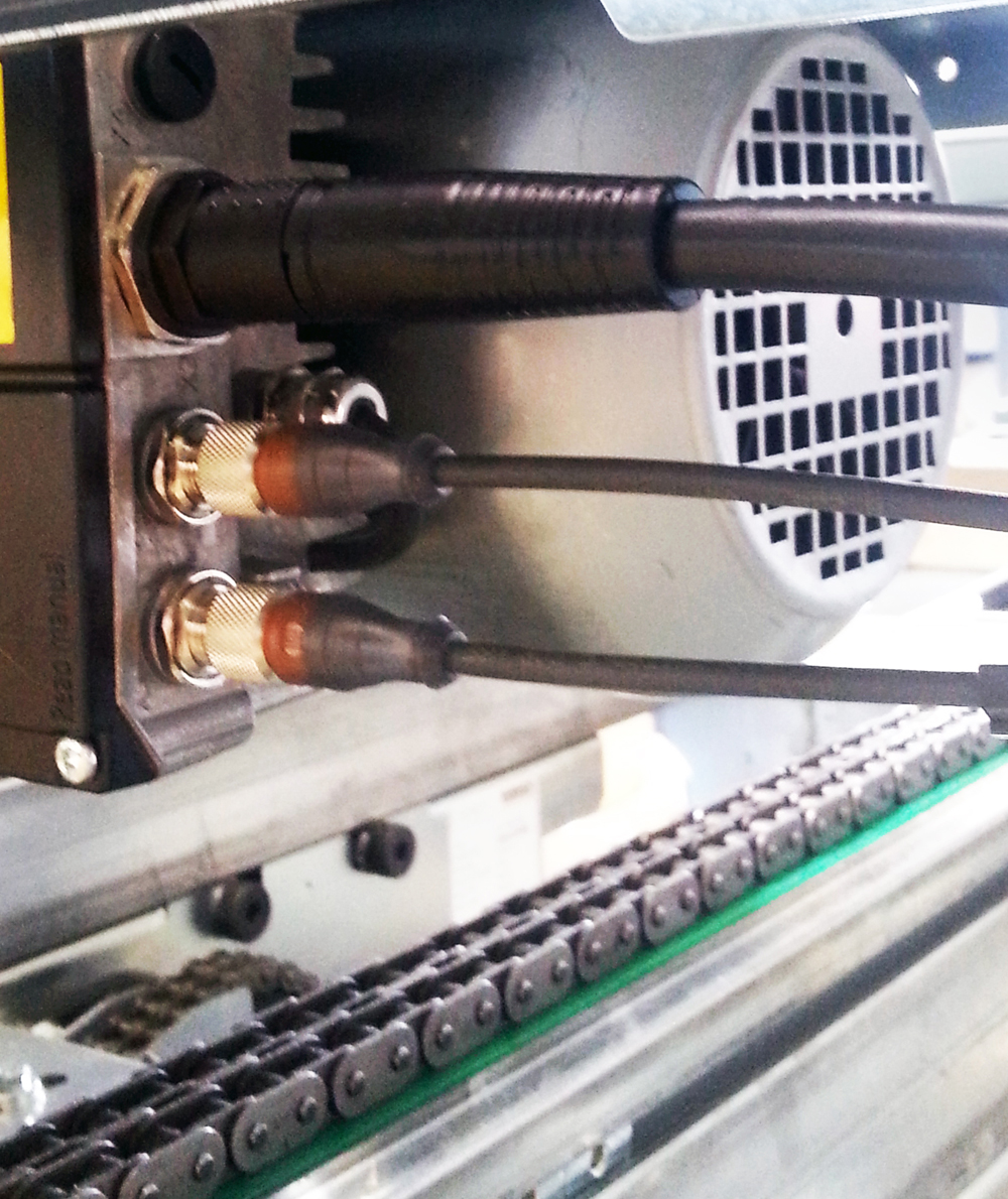 Fördereinheiten, die mit M15 Power (oben) ausgestattet sind, funktionieren prozesssicher.