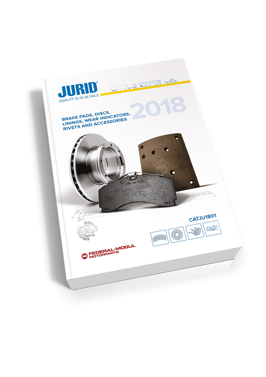 Der neue Jurid®Katalog enthält ein umfangreiches Produktangebot für die Bremsentechnik. (Bildquelle: