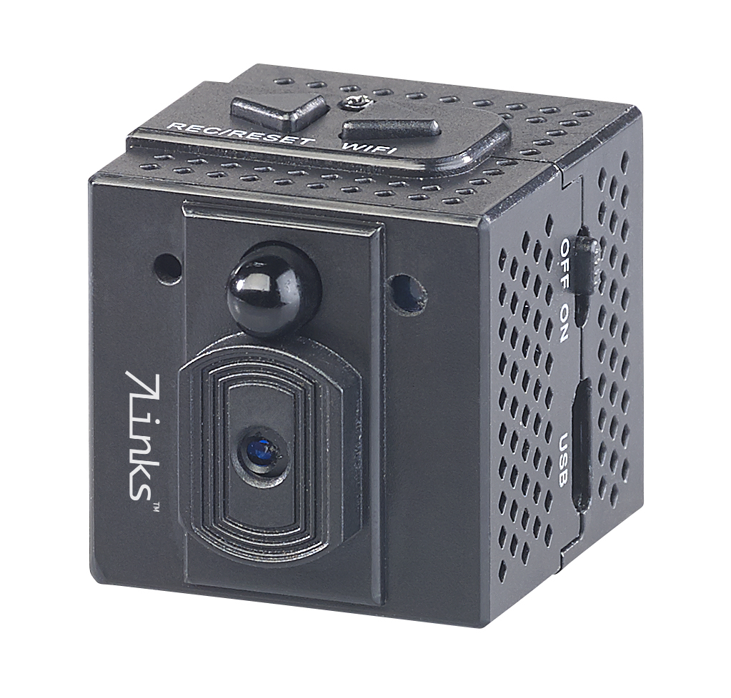 HD-Micro-IP-Überwachungskamera IPC-75.mini mit WLAN, Nachtsicht und App-Zugriff