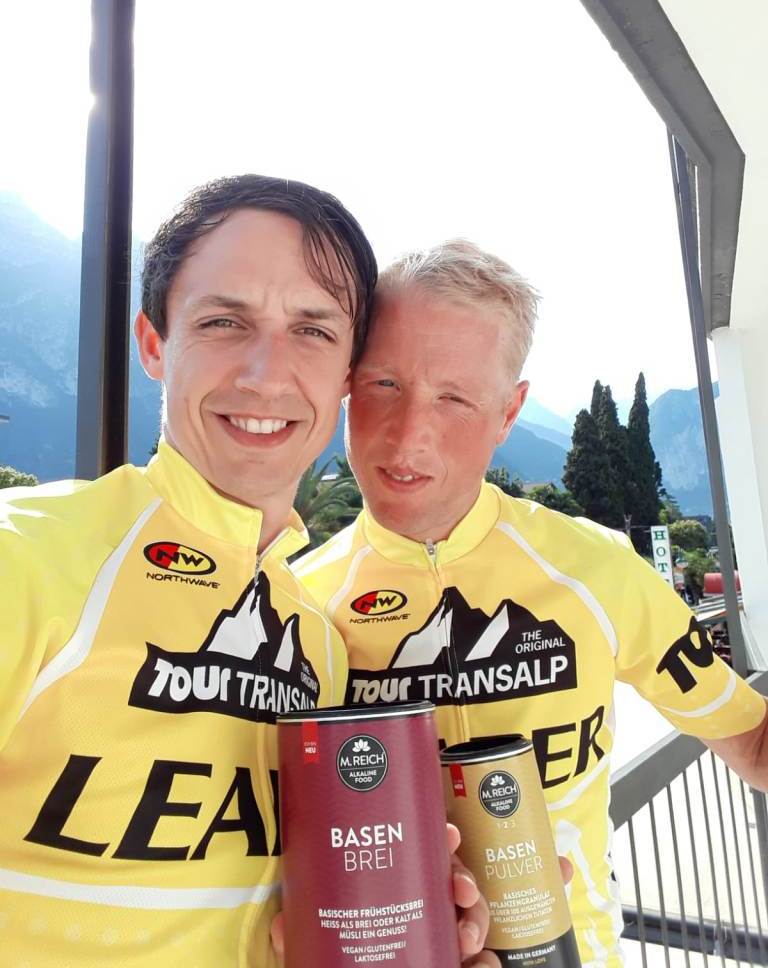 Frederic Glorieux und Bob Michels, Tour Transalp-Sieger 2017 und 2018