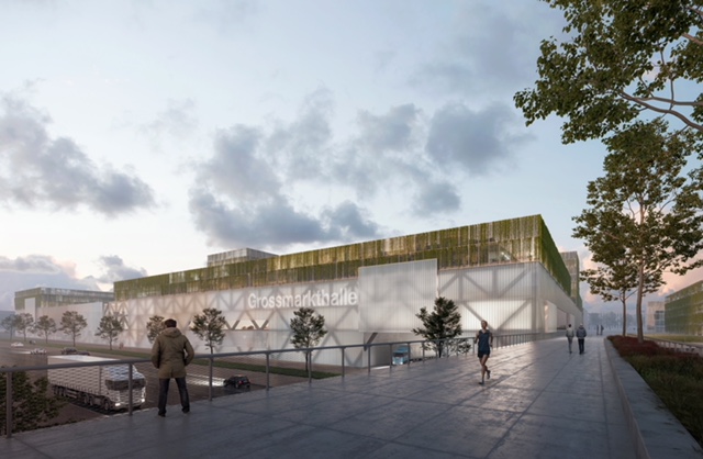 Visualisierung vom Großmarkthallen-Neubau, © UGM GbR, agn Ludwigsburg GmbH/MPRDO Mauz Pektor Archite Visualisierung vom Großmarkthallen-Neubau, © UGM GbR, agn Ludwigsburg GmbH/MPRDO Mauz Pektor Archite