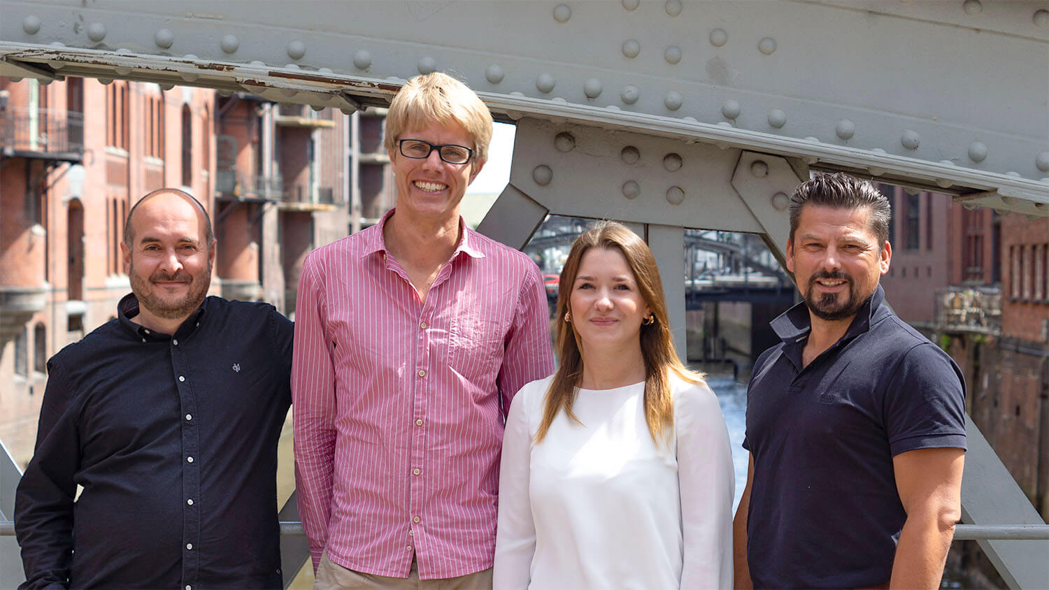 Kamil Altinak, Johannes Rieken, Lena Tiedgen und Uwe Diedrich (v. l. n. r.).