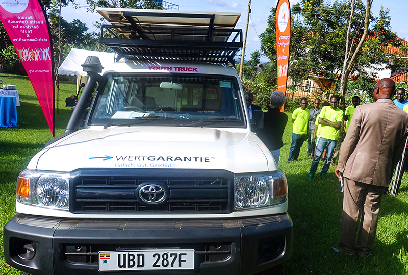 Einweihung des Youth Trucks