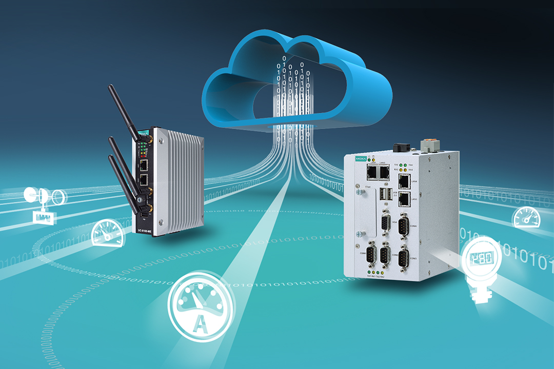Moxa UC-8100 und MC-1100 Industrial IoT Gateways