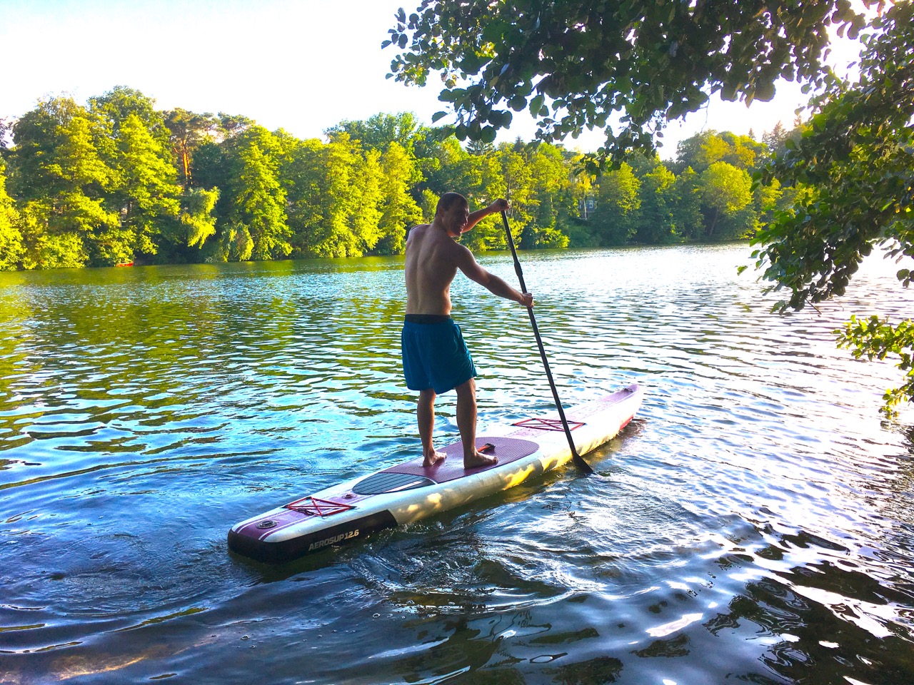 Stand Up Paddling Verleih am Schlachtensee Stand Up Paddling Verleih am Schlachtensee