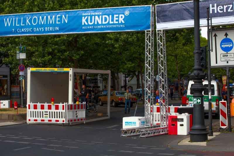 NIEMEIER-Equipment bei den Classic Days (Foto: NIEMEIER Event Tools)