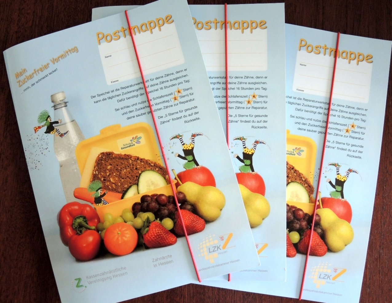 Die Postmappe funktioniert wie ein Briefkasten für Eltern (Bildquelle: Yannic Hohley / KZVH)