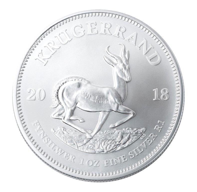 Silber Krügerrand 2018 (Bildquelle: @Rand Refinery)