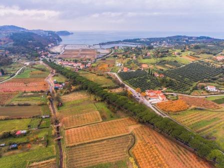 Herbstlandschaft in Portorož und Piran