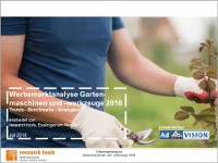 Werbemarktanalyse Gartenmaschinen und -werkzeuge 2018