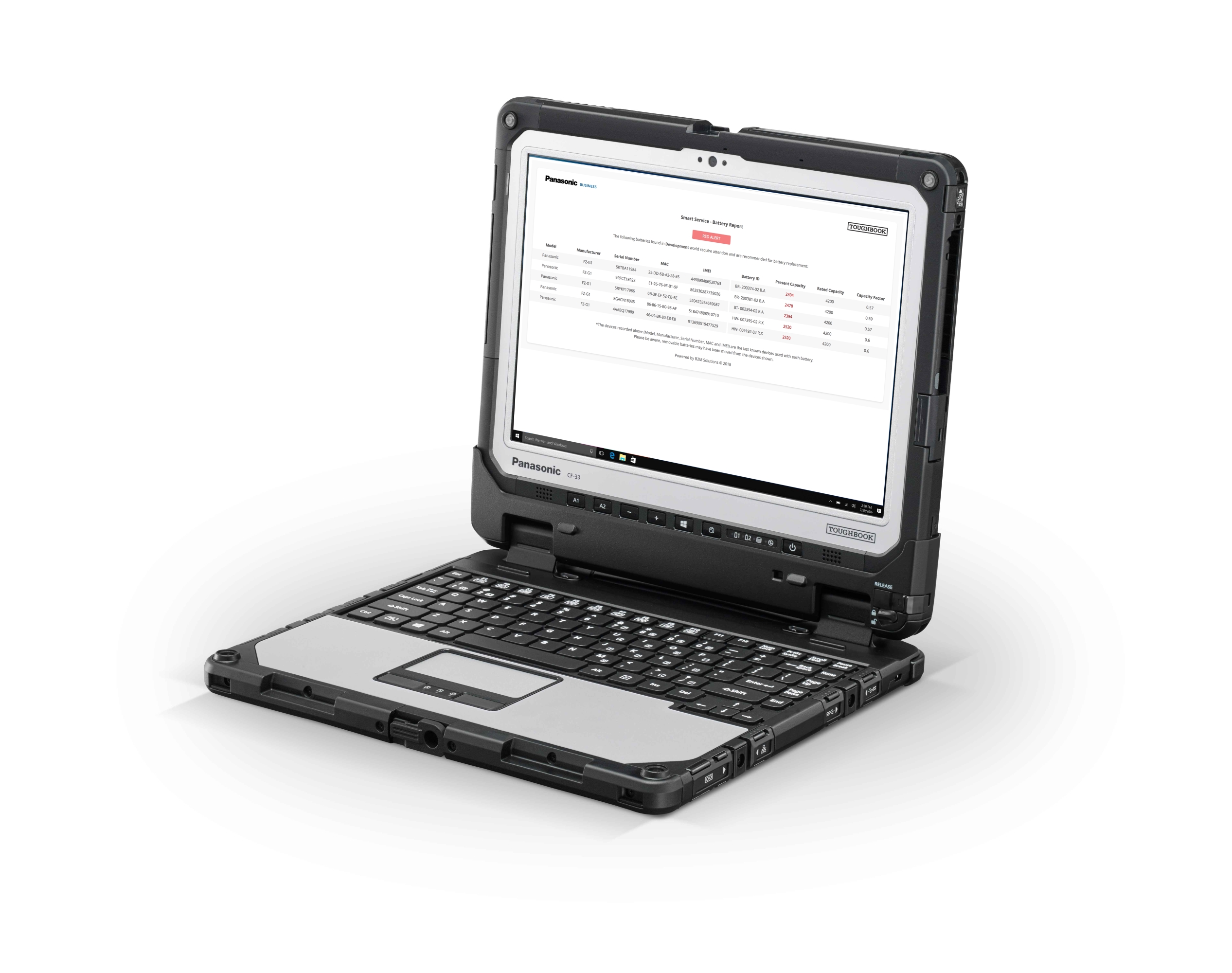 Smart Battery Warranty: Panasonic TOUGHBOOK CF-20 mit Smart-Service Lite (Bildquelle: Panasonic) Smart Battery Warranty: Panasonic TOUGHBOOK CF-20 mit Smart-Service Lite (Bildquelle: Panasonic)