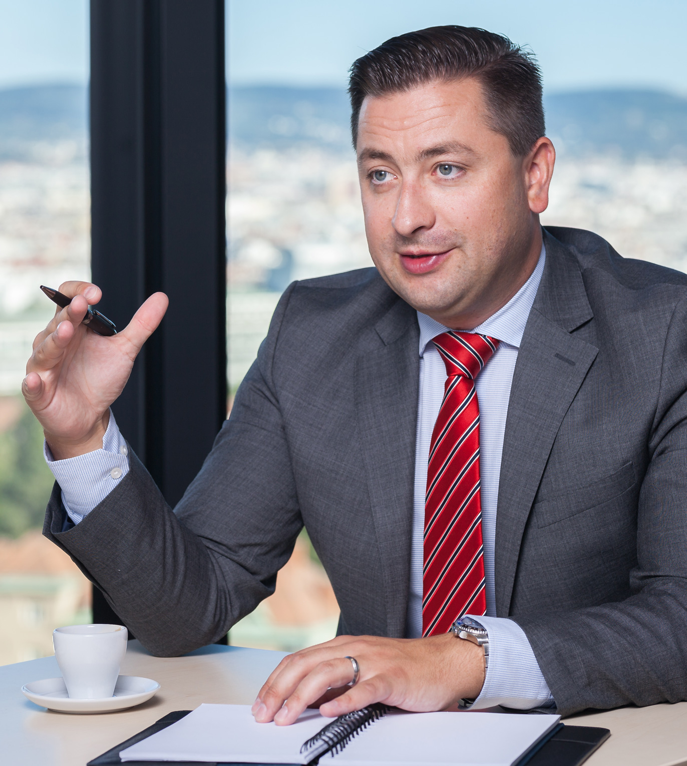 Tomas Jiskra, Vorstand TTP Holding, freut sichüber Rekordergebnis im 1. HJ 2018. Tomas Jiskra, Vorstand TTP Holding, freut sichüber Rekordergebnis im 1. HJ 2018.
