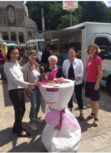 Vlnr: Christine Schmidt, Beate Wirth, Ursula Lazarus, Cornelia Geiger-Markowsky, Dr. Anemone Bippes