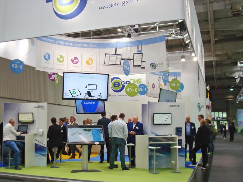 ecoDMS begeistert die Messebesucher ecoDMS begeistert die Messebesucher
