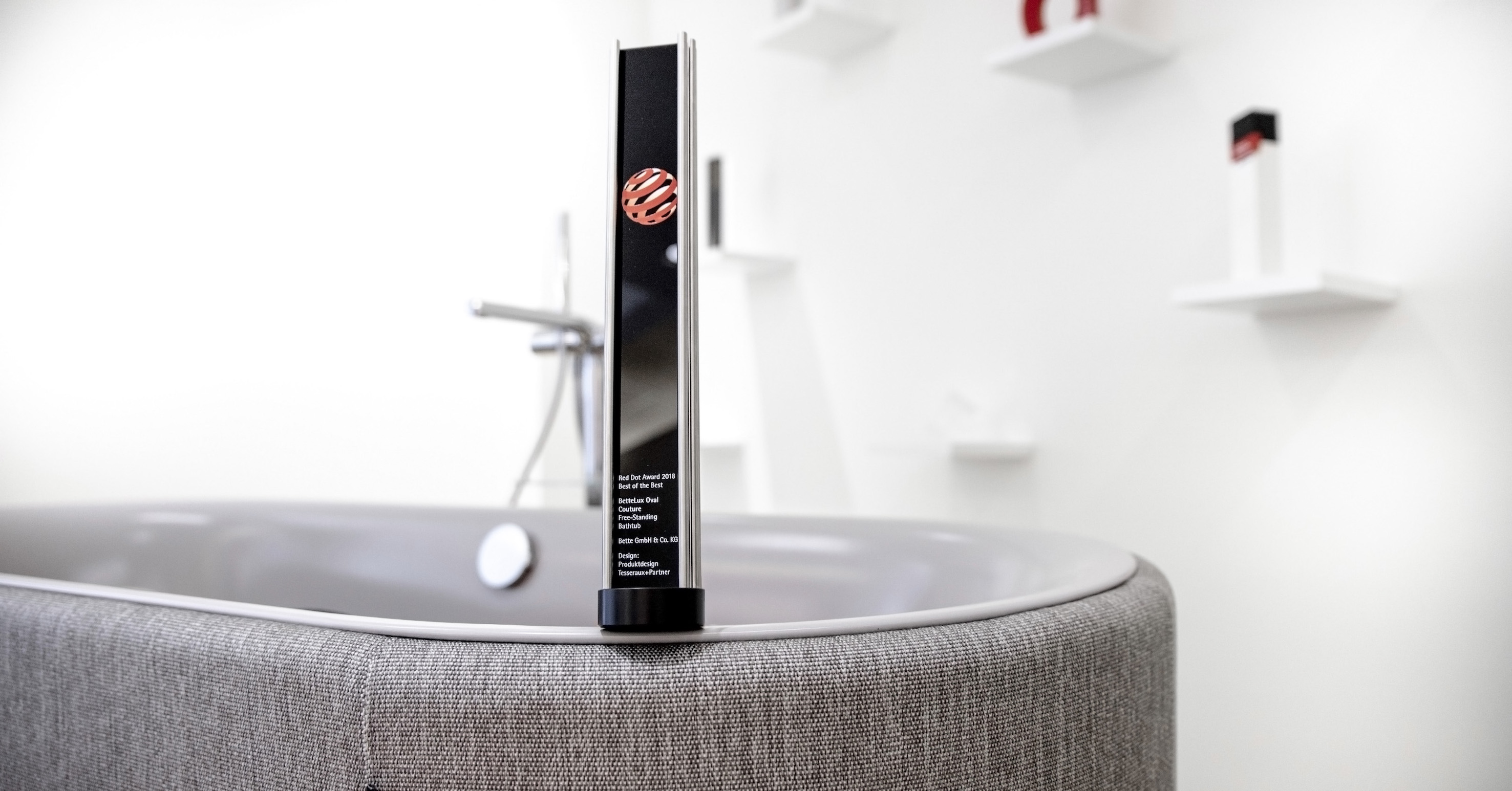 Die Badewanne von Bette wurde beim Red Dot Award 2018 mit dem Best of the Best prämiert. (Bildquelle