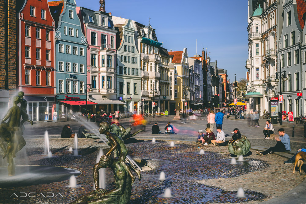 Die Kröpeliner Straße - Haupteinkaufsmeile Rostocks