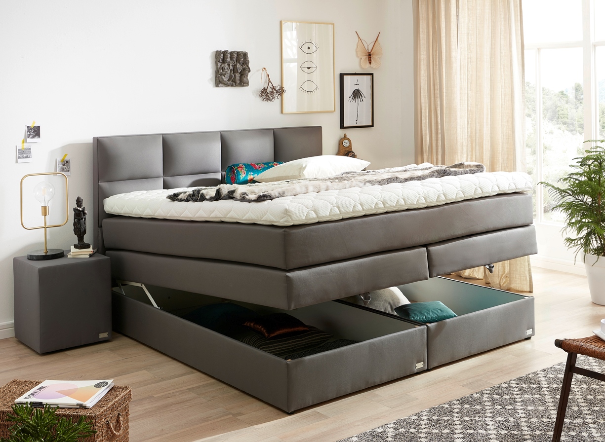 Boxspringbett mit Bettkasten