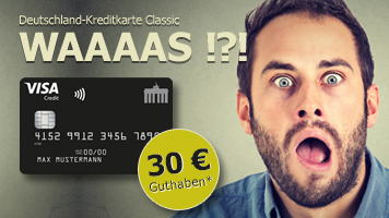 Deutschland-Kreditkarte Classic mit Startguthaben Deutschland-Kreditkarte Classic mit Startguthaben