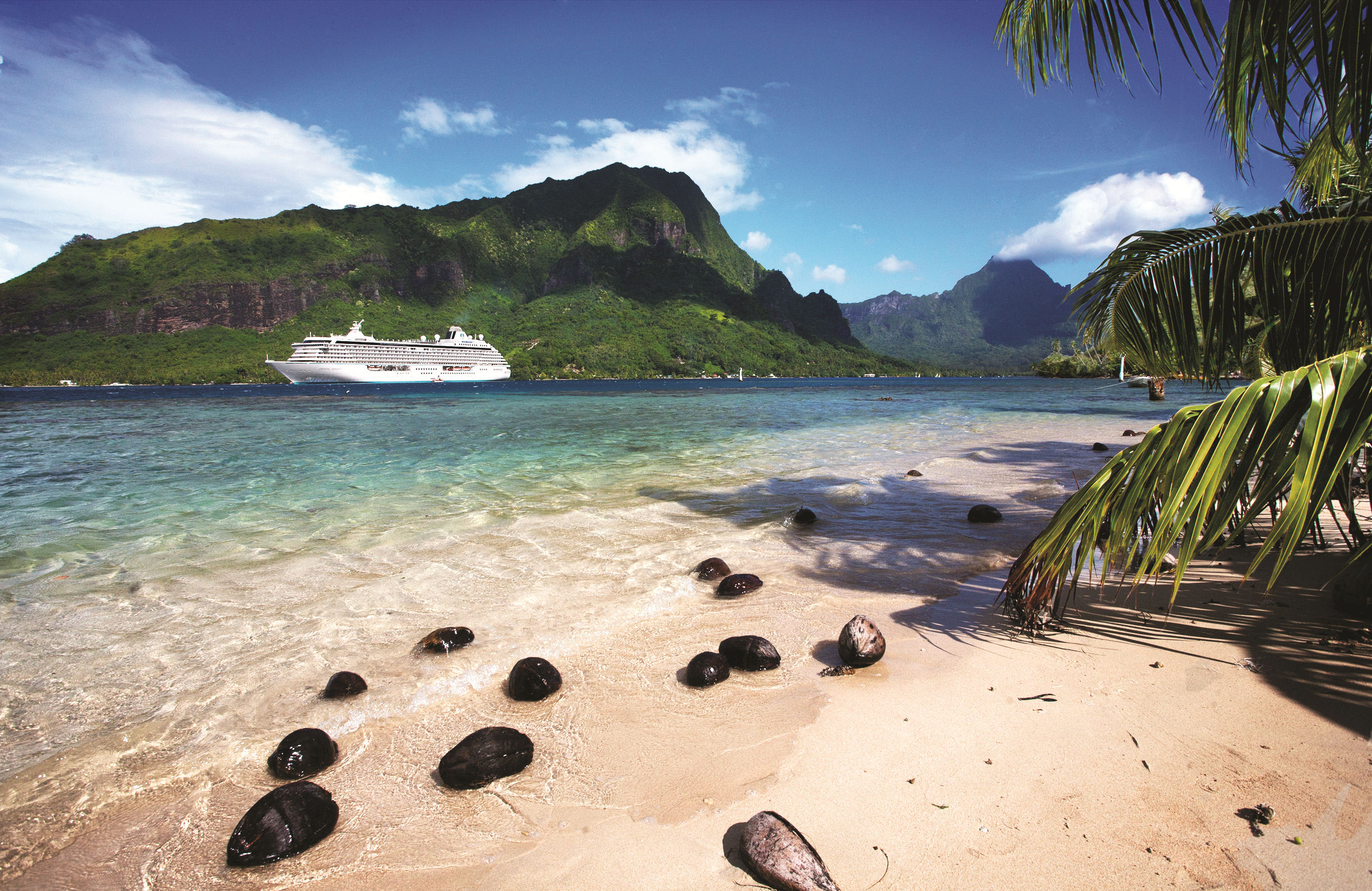 Die"Crystal Serenity" besucht 2020 wieder die Insel Moorea in der Südsee. (Bildquelle: Cry Die"Crystal Serenity" besucht 2020 wieder die Insel Moorea in der Südsee. (Bildquelle: Cry
