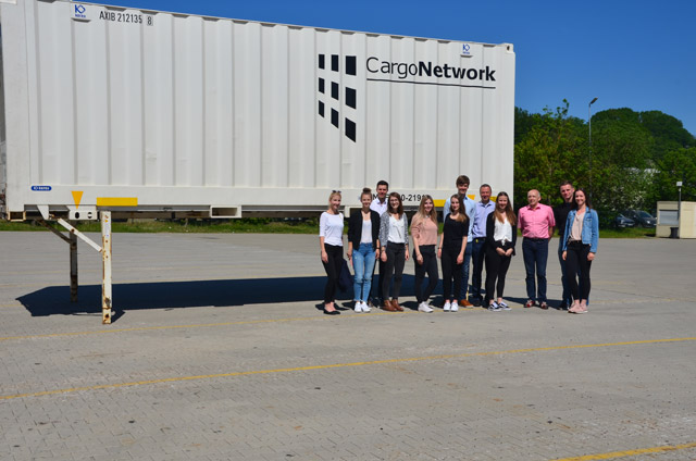 Das Projektteam der Hochschule Darmstadt optimiert die Umschlagprozesse.