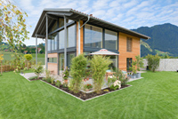 Die Berge im Wohnzimmer - das Landhaus 