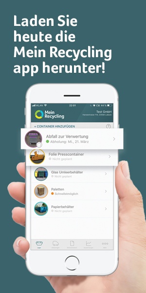 Ein Blick, ein Klick. Fertig! Die Mein Recycling App