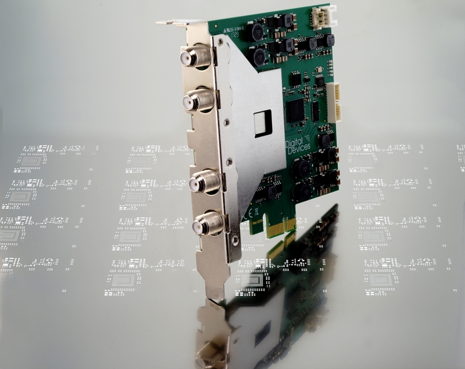 MAX SX8 HDTV Tuner Karte unterstützt neuen DVB S2X Standard (Bildquelle: Digital Devices)