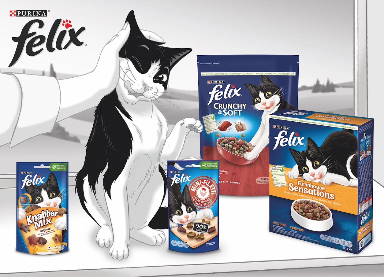 FELIX Snacks und FELIX Trockenfutterprodukte: Neue Rezeptur, neues Design, gleich guter Geschmack FELIX Snacks und FELIX Trockenfutterprodukte: Neue Rezeptur, neues Design, gleich guter Geschmack