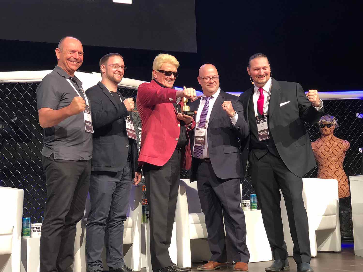 Toni Dietl, Sascha de Vries, Heino, Frank Silverman und Markus Liedtke (v.l.n.r.)