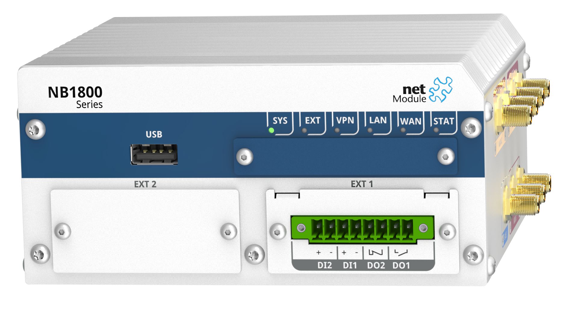 Hochleistungsrouter NB1800 von NetModule für Industrial Applikationen Hochleistungsrouter NB1800 von NetModule für Industrial Applikationen