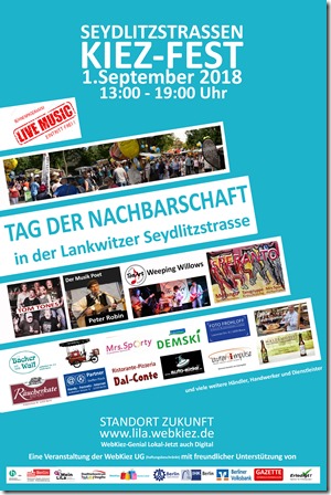 Plakat Seydlitzstrassenfest Plakat Seydlitzstrassenfest