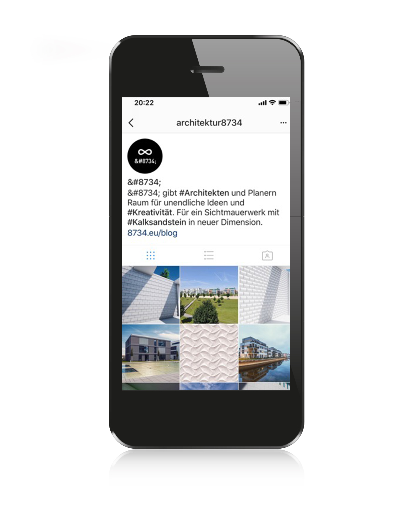 Wer Kalksandstein out of the box denkt, findet auf den Social Media-Kanälen viel Inspiration. (Bildq