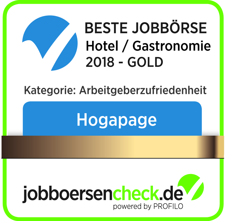 Siegel von jobboersencheck.de für die HOGAPAGE Jobbörse