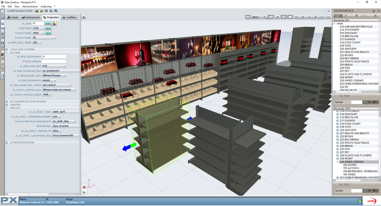 Cefla Shopfitting erstellt Angebote für innovatives Retail design mit der P´X Sales Solution (Bildqu Cefla Shopfitting erstellt Angebote für innovatives Retail design mit der P´X Sales Solution (Bildqu