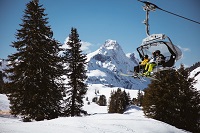 Berglandschaft mit Skilift (c) Sebastian Stiphout (TVB Warth-Schröcken)