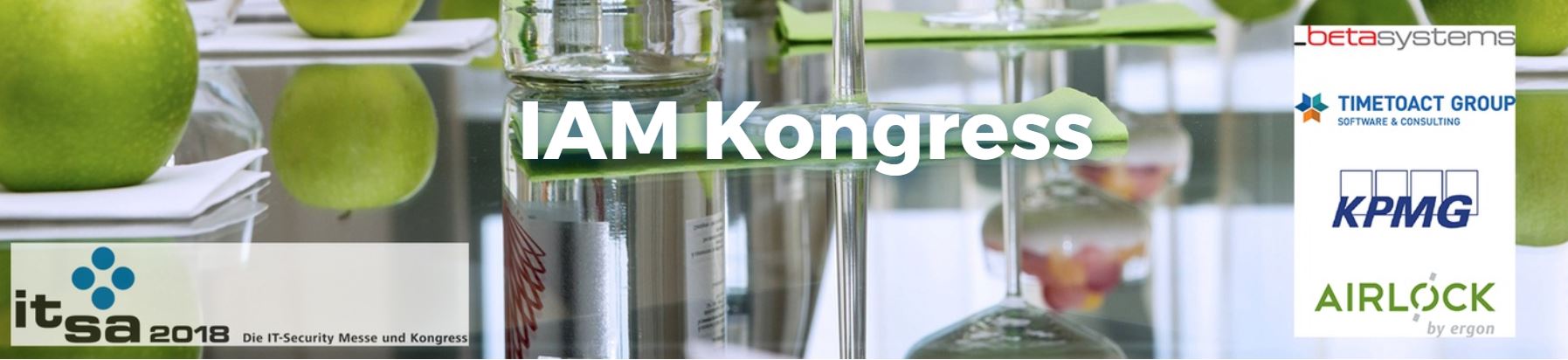 Der IAM-Kongress auf der it-sa:"IAM-Projekte erfolgreich umsetzen" Der IAM-Kongress auf der it-sa:"IAM-Projekte erfolgreich umsetzen"