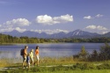 Wandern im Blauen Land am Riegsee.