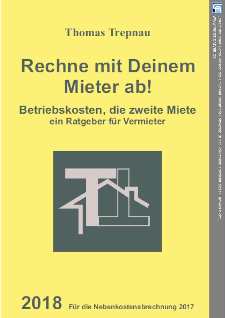 Vermieter-Ratgeber von Thomas Trepnau