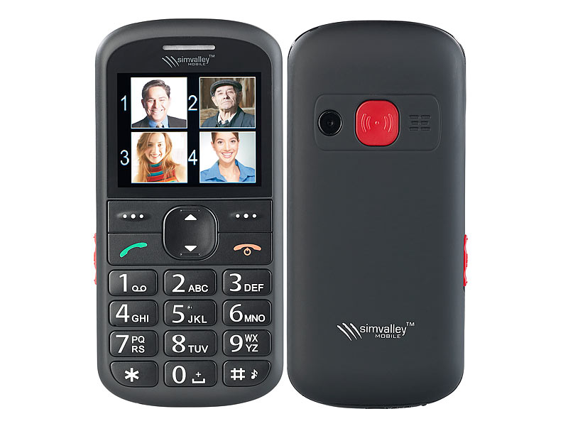 simvalley communications Komfort-Handy XL-940 mit Garantruf Premium, www.pearl.de