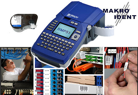 Brady BMP51 für Elektrik, Datenkommunikation und Sicherheitskennzeichnung