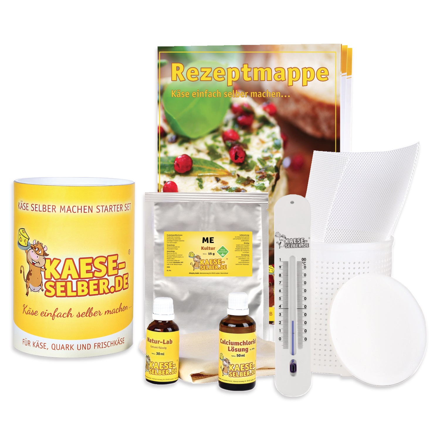 Käse selber herstellen geht schnell und einfach mit dem Käse-selber-machen-Starter-Set Käse selber herstellen geht schnell und einfach mit dem Käse-selber-machen-Starter-Set