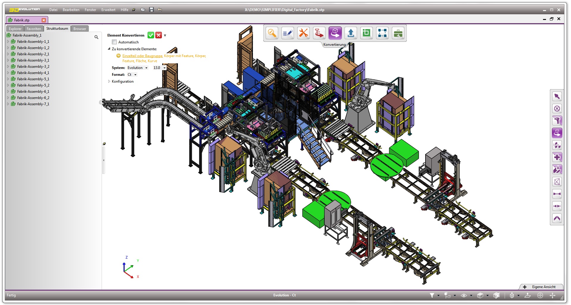 Die Datenvereinfachung optimiert die Verabeitungsgeschwindigkeit in CAD-und  VR-Systemen. (Bildquell