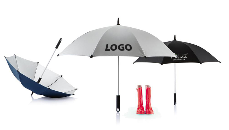 Regenschirme mit Logo als Werbegeschenk im Herbst 2018 Regenschirme mit Logo als Werbegeschenk im Herbst 2018