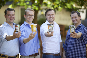 Daniel, Christian, Dominik und Simon Tress (v. l. n. r.). Foto: Tress Daniel, Christian, Dominik und Simon Tress (v. l. n. r.). Foto: Tress