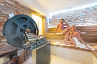 Mühlradsauna im Sole-Spa (c) Wolkersdorfer (Hotel Winzer)